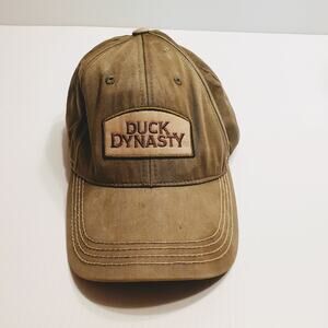 Duck Dynasty A&E Khaki Baseball hat cap. Size adjustable. 100% Cotton.